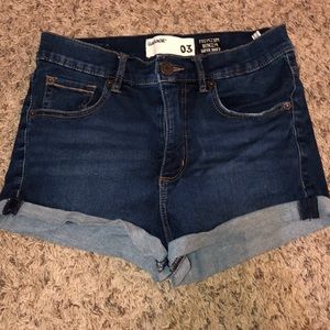 Garage jean shorts